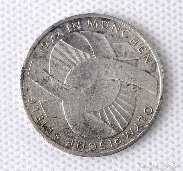 1Q206 10 Német márka - 1972 Olimpiai ezüst érme emlékérme 15.5gr