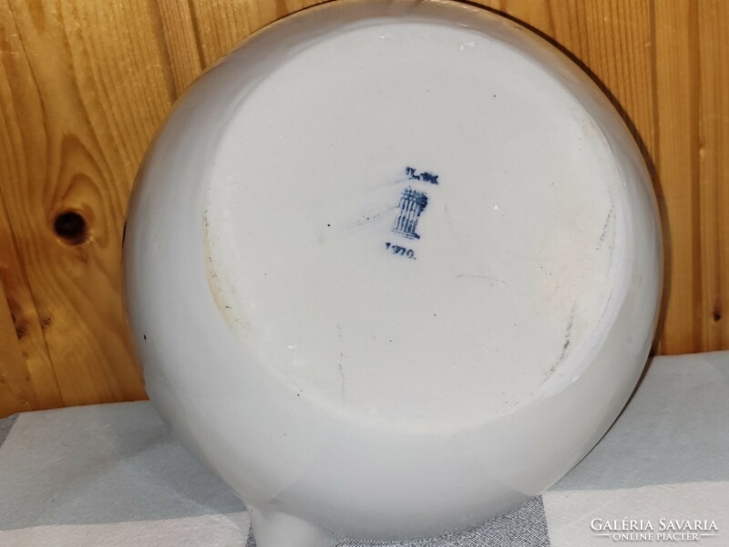 Zsolnay large porcelain apothecary mortar