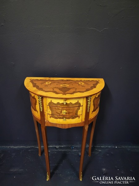 Inlaid poplar coffee table, small table, small chest of drawers