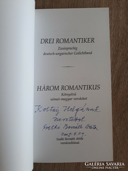 Three Romantics (German selection of poems)