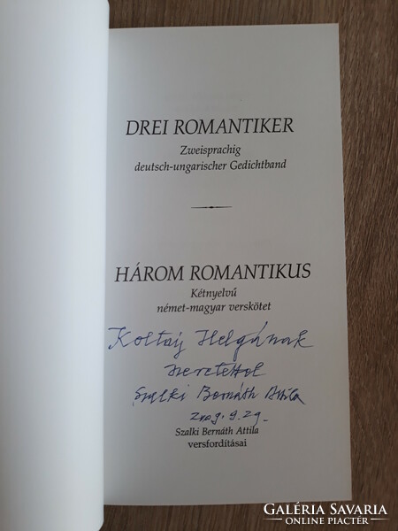 Három romantikus (német versválogatás)