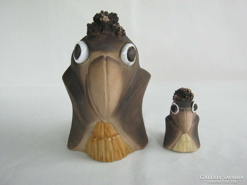 Ceramic bird and little chick