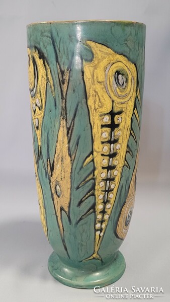 Gorka livia ceramic fish vase 26 cm high