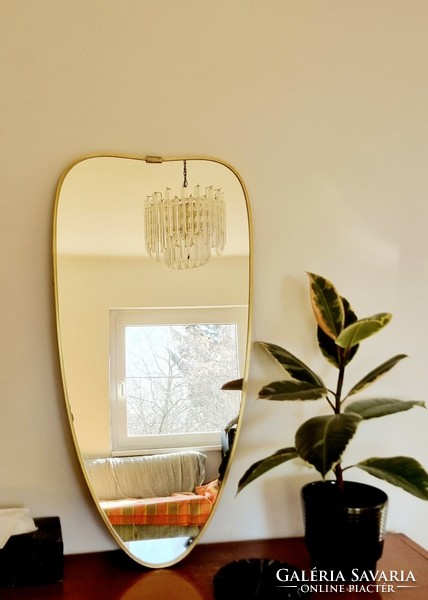 Mid-century modern mirror