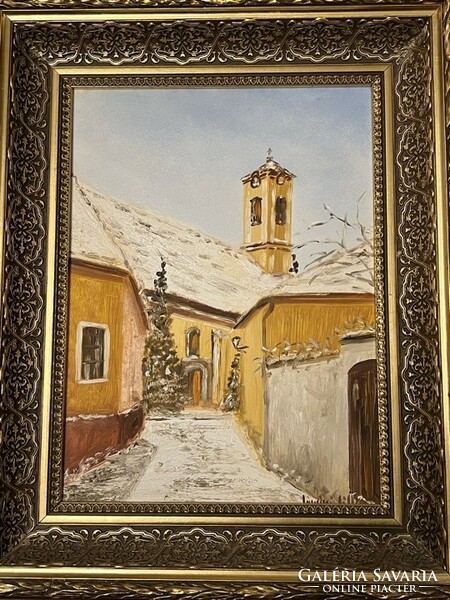 Lilla Losonci - a painting by the Szentendre public