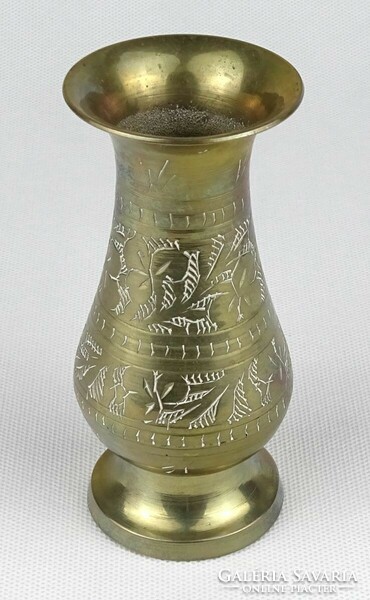 1Q305 small Indian copper vase 12 cm