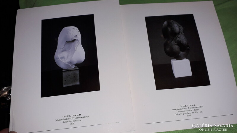 Mészáros Gábor szobrász - keramikus Iparművész kiállítási katalógusa a képek szerint