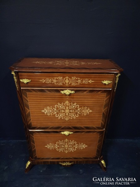 Inlaid shoe cabinet