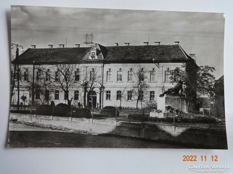 Old postcard: Tata, state hospital (1959)