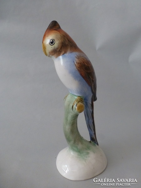 Bodrogkeresztúr parrot figurine