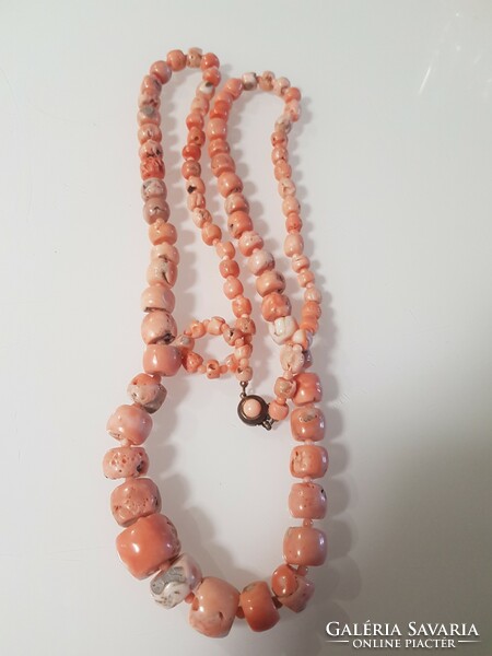 Antique pink rare age necklace