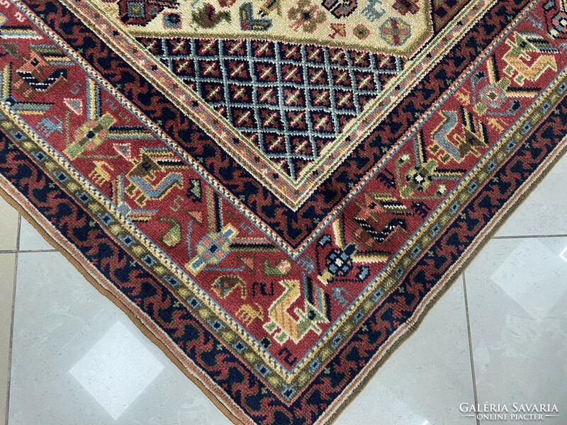 3527 Álomszép Osztrák Sirvan  gyapjú perzsa szőnyeg 242X367CM ingyen futár