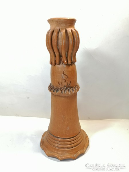 Ceramic candle holder figure (1166)