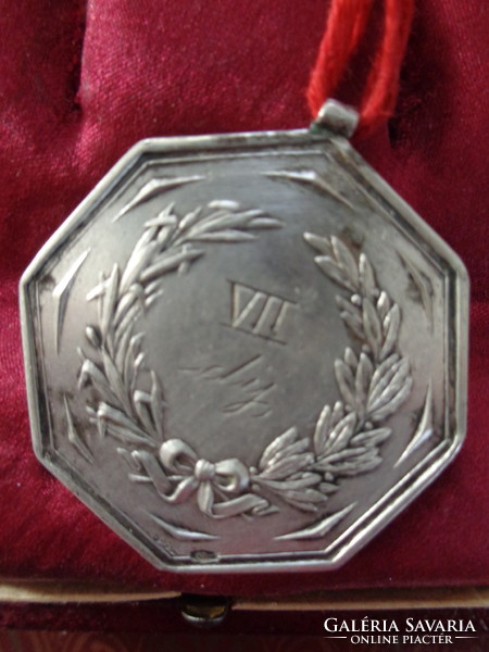 1898 Silver bicycle prize medal