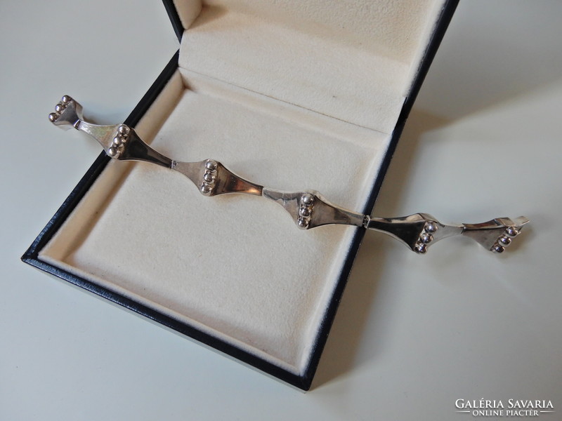 Old German Wilkens & Söhne silver design bracelet