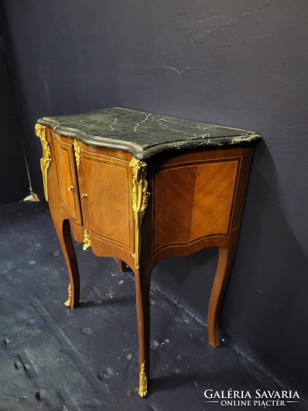 xv. Louis-style chest of drawers, small chest of drawers, storage table with marble top