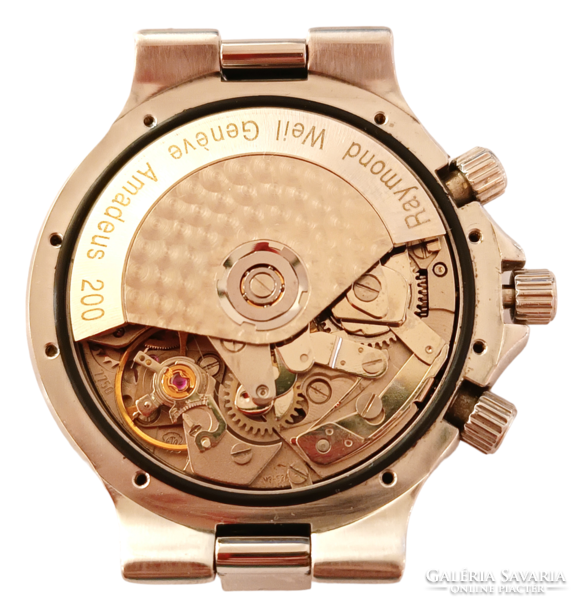 Raymond weil amadeus 200 chronograph automatic watch valjoux 7750