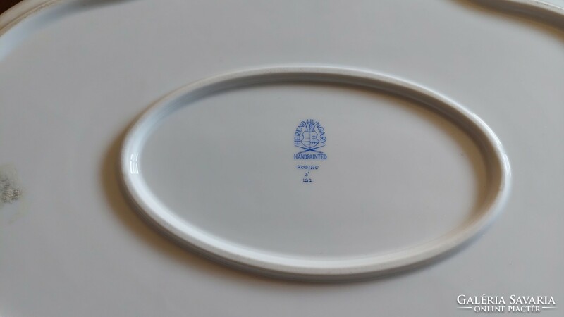 Herend rothschild patterned ribbon bowl