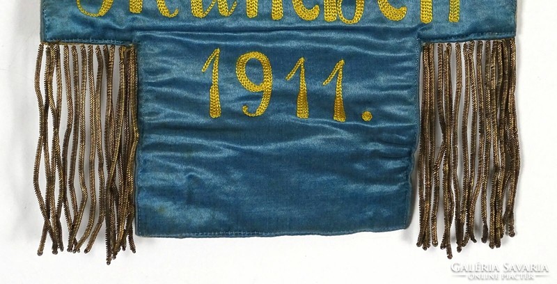 1L677 antique Munich Bavarian association flag commemorative flag 1911
