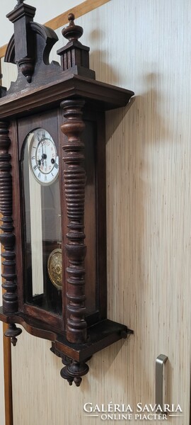 Antique gustav becker silesia wall clock.