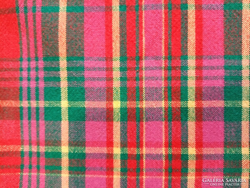 Large checkered tablecloth, tablecloth, Christmas