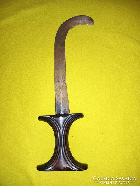 Old 19th C. - I rare Sudanese curved kinjal kinjal dagger combat knife