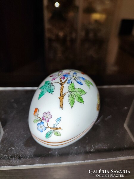 Antique Herend Victoria pattern small egg