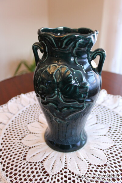 Zsolnay poppy vase