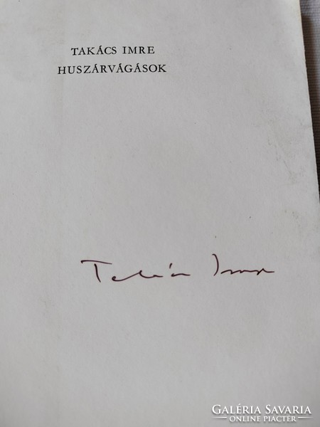 Imre Takács hussar cuts - numbered, signed
