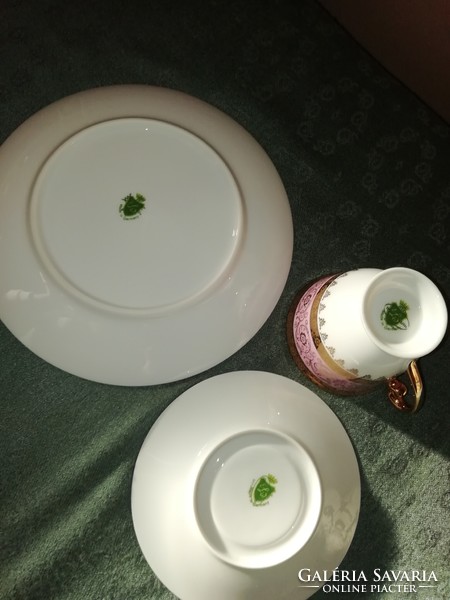 Porcelain 3-piece breakfast, tea/coffee set