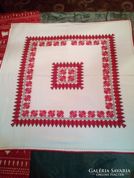 Antique tablecloth.