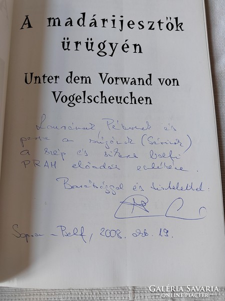 Huszár László A madárijesztők ürügyén - Dedikált