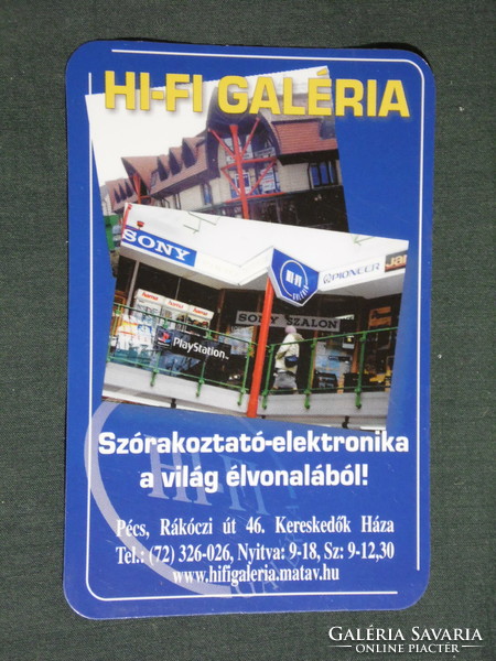 Kártyanaptár, Pécs, HI-FI Galéria,1999, (6)