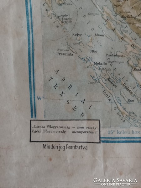 Administrative map of Hungary 1920 (after Trianon, kogutowicz elf)