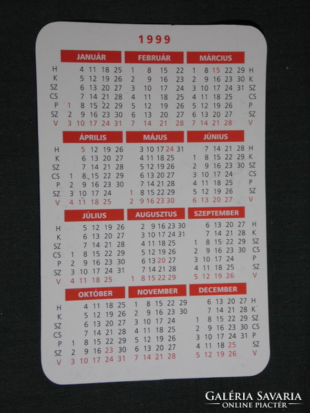 Card calendar, Pécs, hi-fi gallery, 1999, (6)