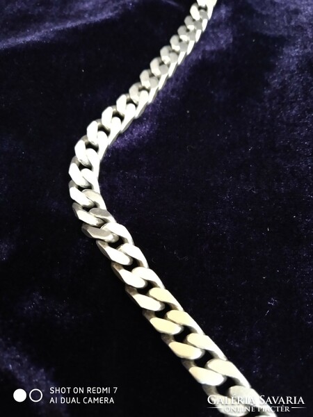 Silver (925) men's armor necklace /69.1gr./