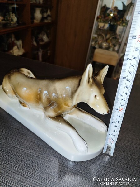 Royal dux dog, larger size