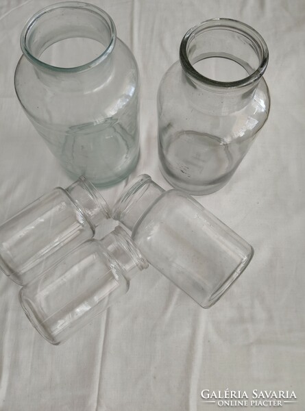 Antik retró dunsztos üvegek