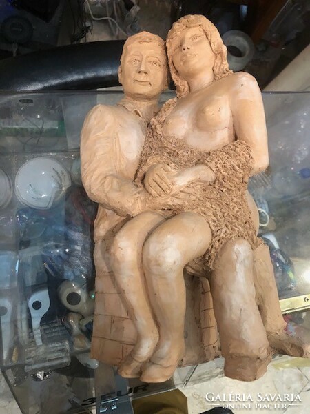 Ceramic work, 24 cm, excellent sculpture for home decoration.