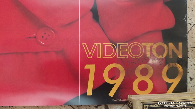 VIDEOTON 1989 naptár reklámplakát