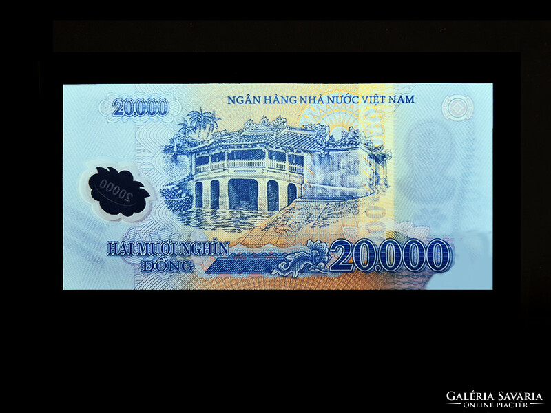 UNC - 20 000 DONG - VIETNAM - 2006 (Ablakos polimer - portré vízjel!)