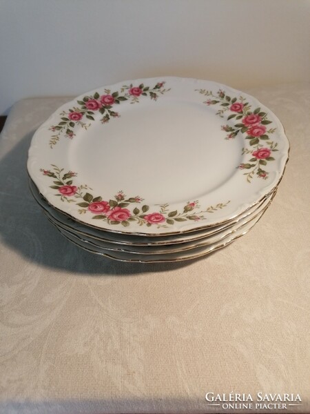 Bavaria gyönyörű rózsa mintás lapos tányérok.