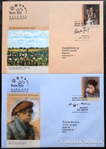 Ff5078-9 / 2011 paintings - arts stamp series ran on fdc
