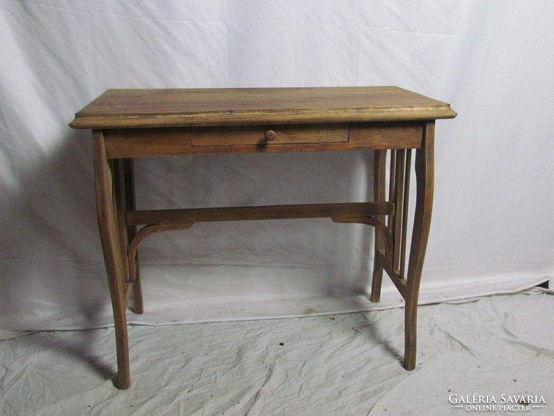 Antique Art Nouveau console table (polished)