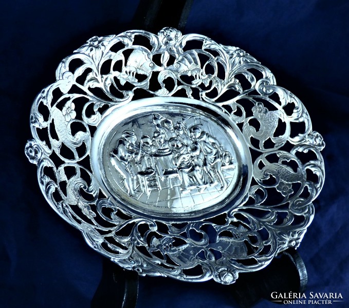 Beautiful, antique silver tray, Swedish, 1930!!!