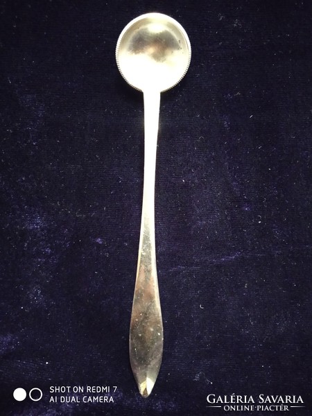 Antique silver coin (Austrian 20 krajcár 1834) tea spoon. --13.6Gr.