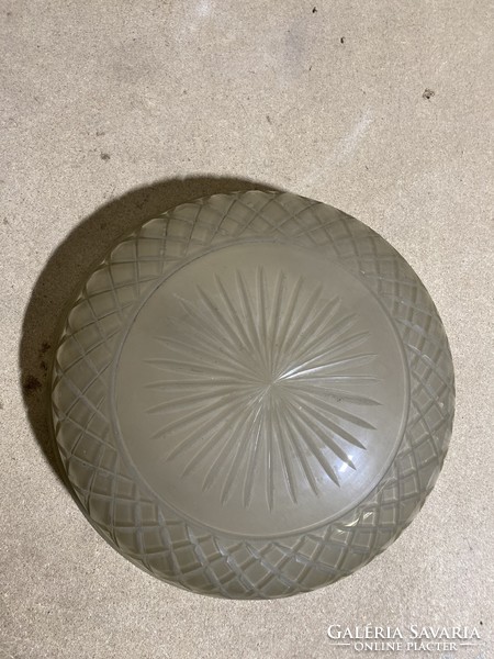 Art deco glass lampshade, size 34 x 9 cm. 2309
