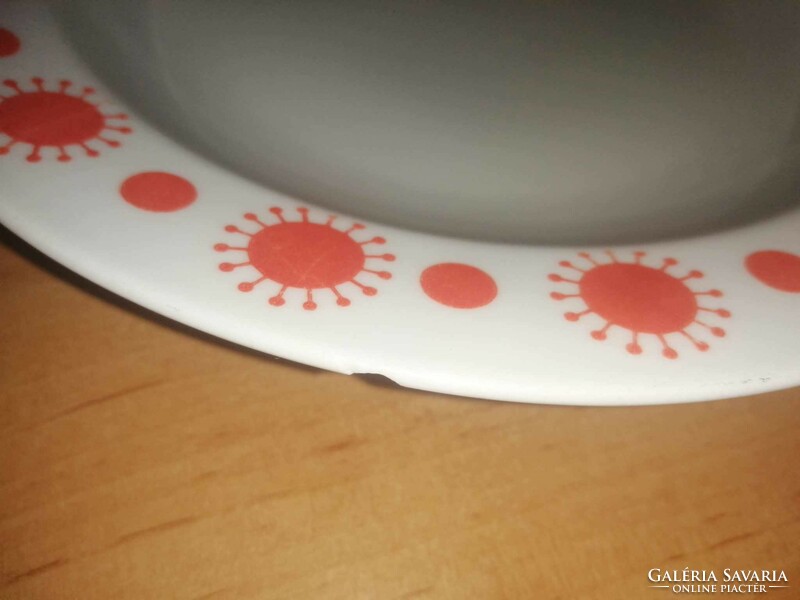 Alföldi porcelain centrum varia, deep plate with sunburst (2p)