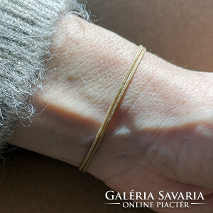 Camel-turquoise ombre macrame bracelet