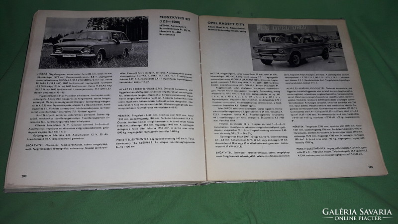 1977. Liener György - Autótípusok 1977 könyv képek szerint MŰSZAKI